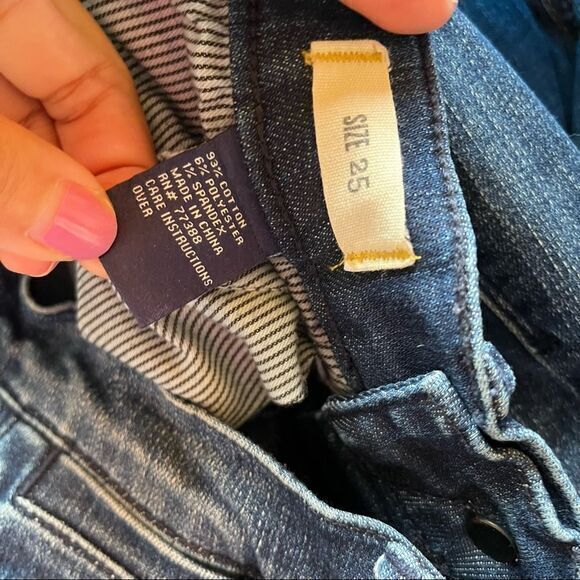 Madewell Skinny Skinny Ankle Zip Jeans Sky Wash Size 25‎ - Picture 7 of 8